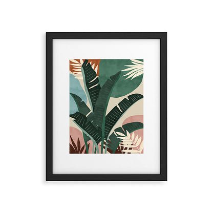 Modern jungle shapes Framed Art Print Gallery Image 3