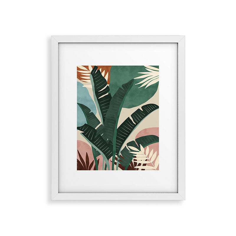 Modern jungle shapes Framed Art Print Gallery Image 30