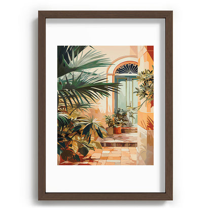 Villa Courtyard Mediterranean Art Framed Art Print Gallery Image 89