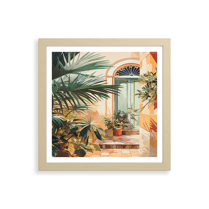 Villa Courtyard Mediterranean Art Framed Art Print Gallery Image 71