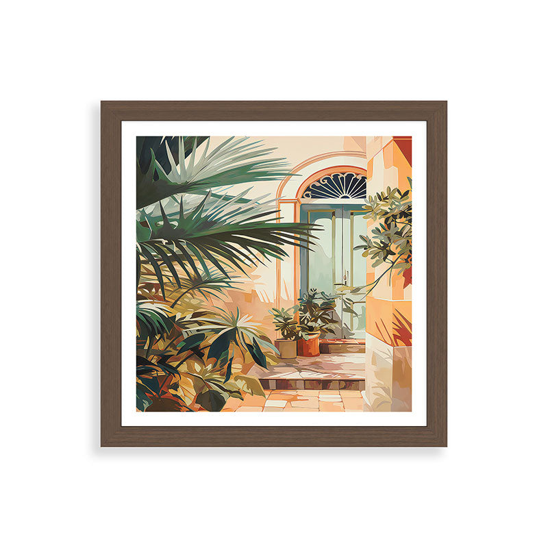 Villa Courtyard Mediterranean Art Framed Art Print Gallery Image 60