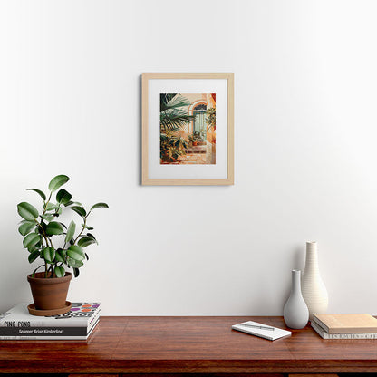 Villa Courtyard Mediterranean Art Framed Art Print Gallery Image 63
