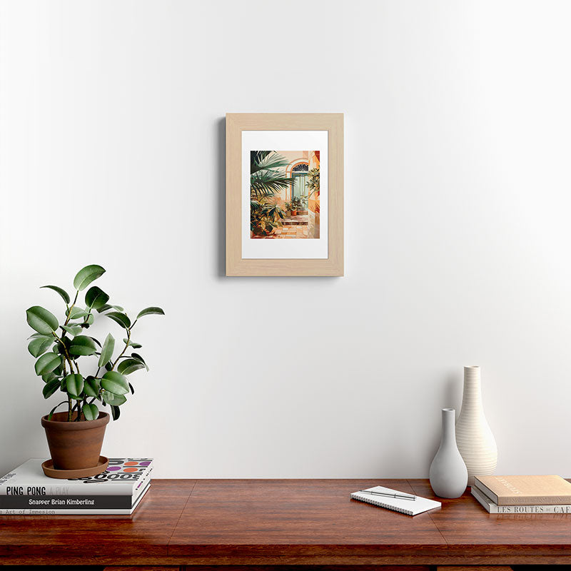 Villa Courtyard Mediterranean Art Framed Art Print Gallery Image 62