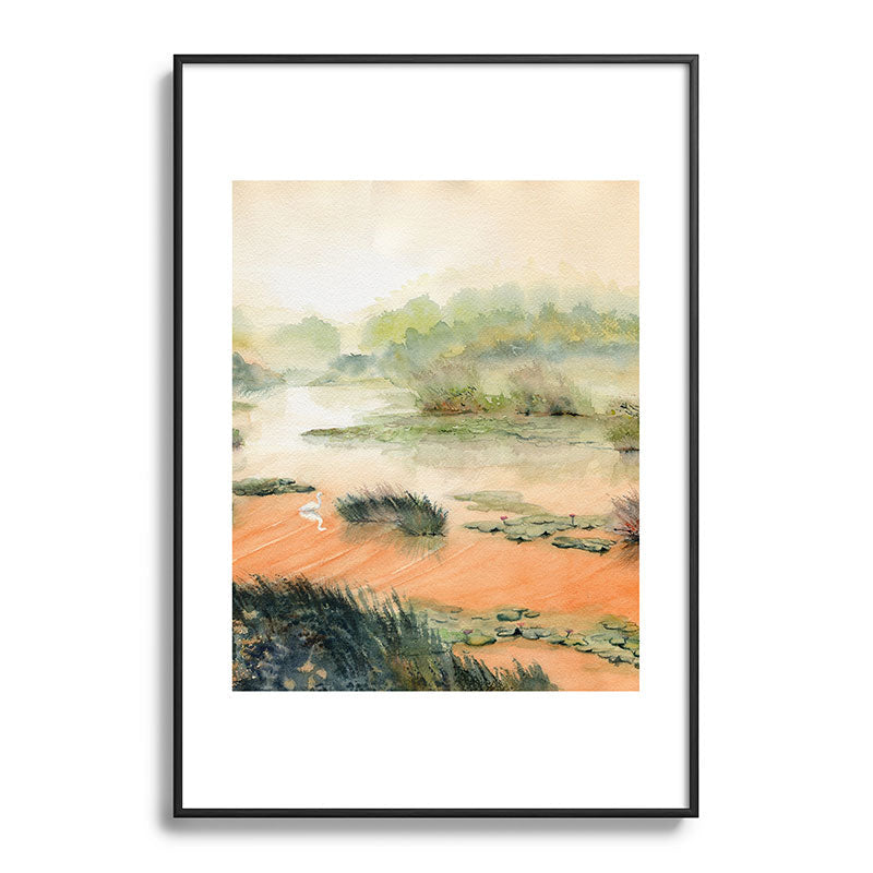 Egret On The Marsh Framed Art Print Gallery Image 113