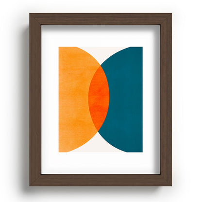 Mid Century Eclipse / Abstract Geometric Framed Art Print Gallery Image 88
