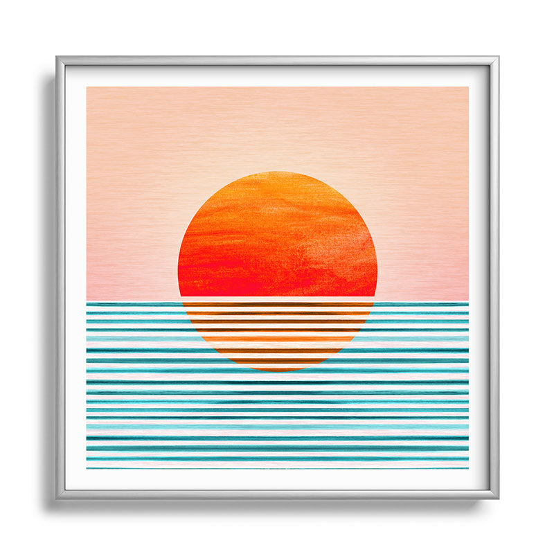 Minimalist Sunset III / Abstract Landscape Framed Art Print Gallery Image 140