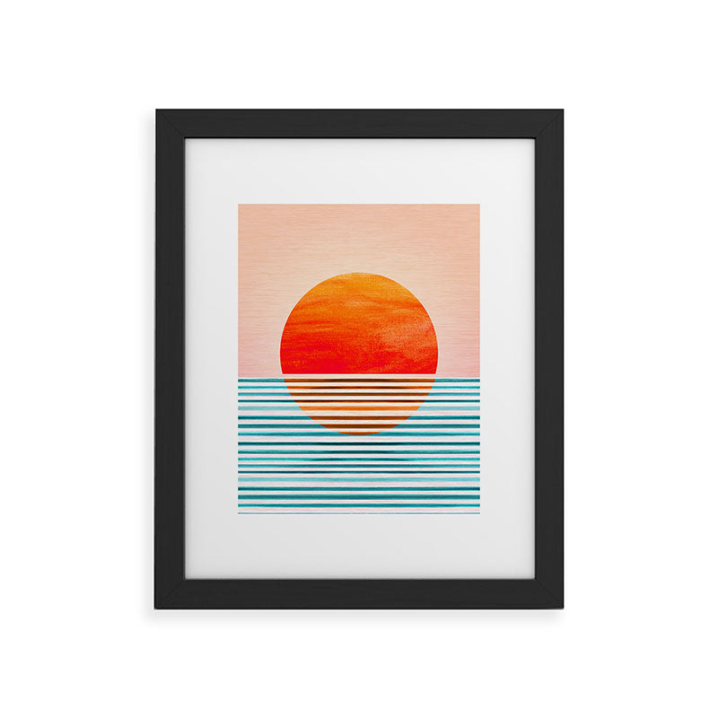 Minimalist Sunset III / Abstract Landscape Framed Art Print Gallery Image 40