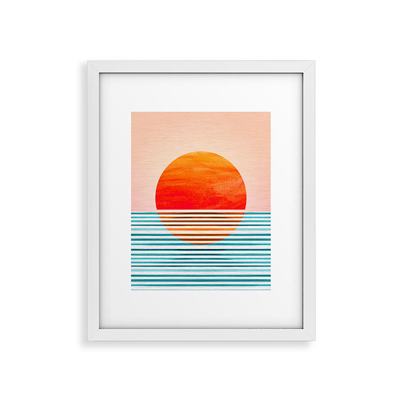 Minimalist Sunset III / Abstract Landscape Framed Art Print Gallery Image 30