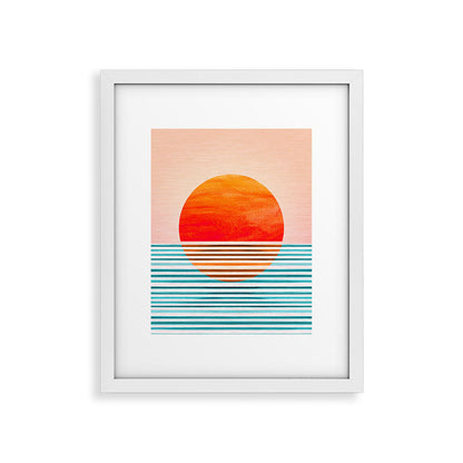 Minimalist Sunset III / Abstract Landscape Framed Art Print Gallery Image 30
