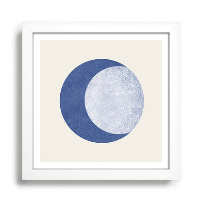 Moon Crescent - Blue Framed Art Print Gallery Image 35