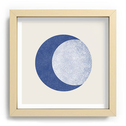 Moon Crescent - Blue Framed Art Print Gallery Image 106