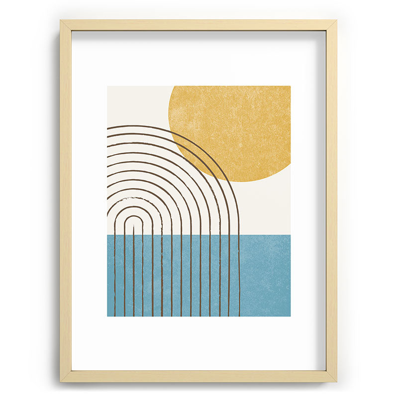 Sunny ocean Framed Art Print Gallery Image 100