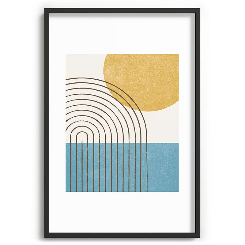 Sunny ocean Framed Art Print Gallery Image 85
