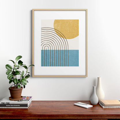 Sunny ocean Framed Art Print Gallery Image 29