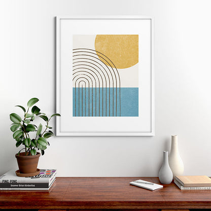 Sunny ocean Framed Art Print Gallery Image 76
