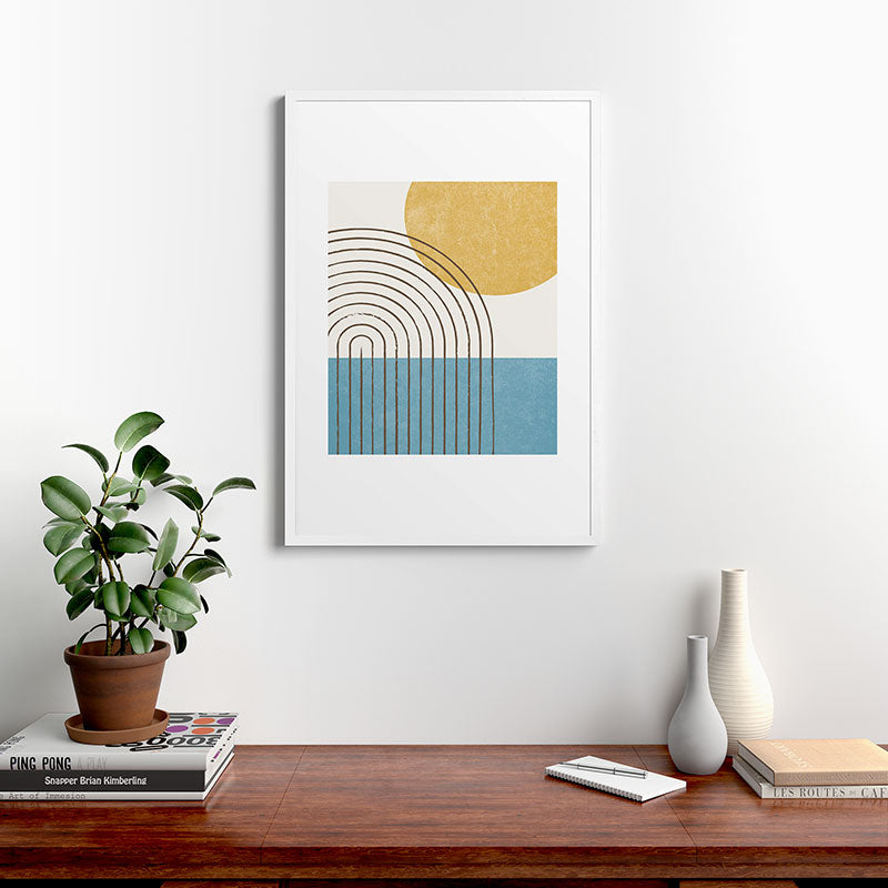 Sunny ocean Framed Art Print Gallery Image 37