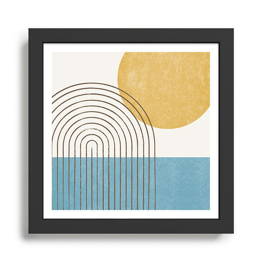 Sunny ocean Framed Art Print Gallery Image 2