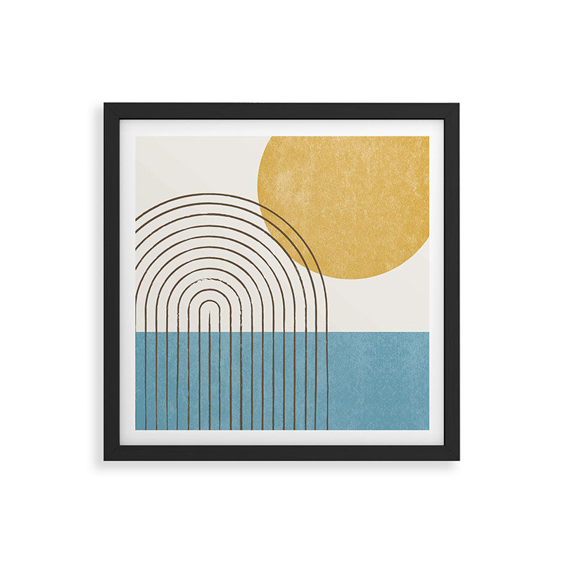 Sunny ocean Framed Art Print Gallery Image 7