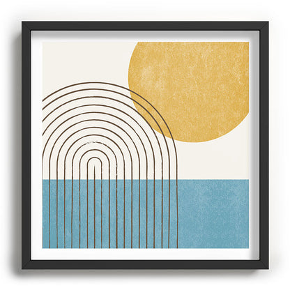 Sunny ocean Framed Art Print Gallery Image 93