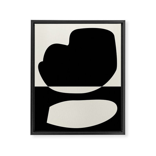// Reverse 01 Framed Canvas Print Gallery Image 1