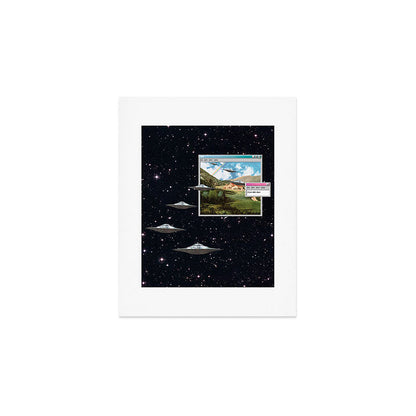 Ctrl+Alt+Del // Returning UFOs Art Print Gallery Image 1