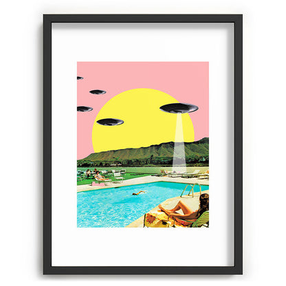 Invasion on vacation (Square) Framed Art Print Gallery Image 84