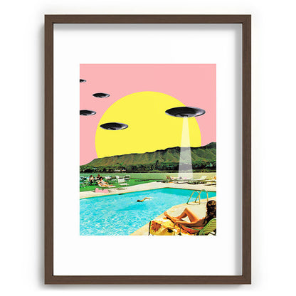 Invasion on vacation (Square) Framed Art Print Gallery Image 91