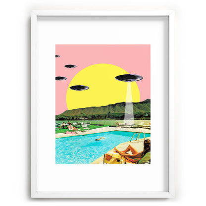Invasion on vacation (Square) Framed Art Print Gallery Image 107