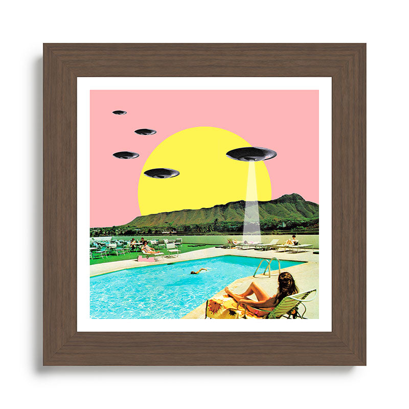Invasion on vacation (Square) Framed Art Print Gallery Image 57