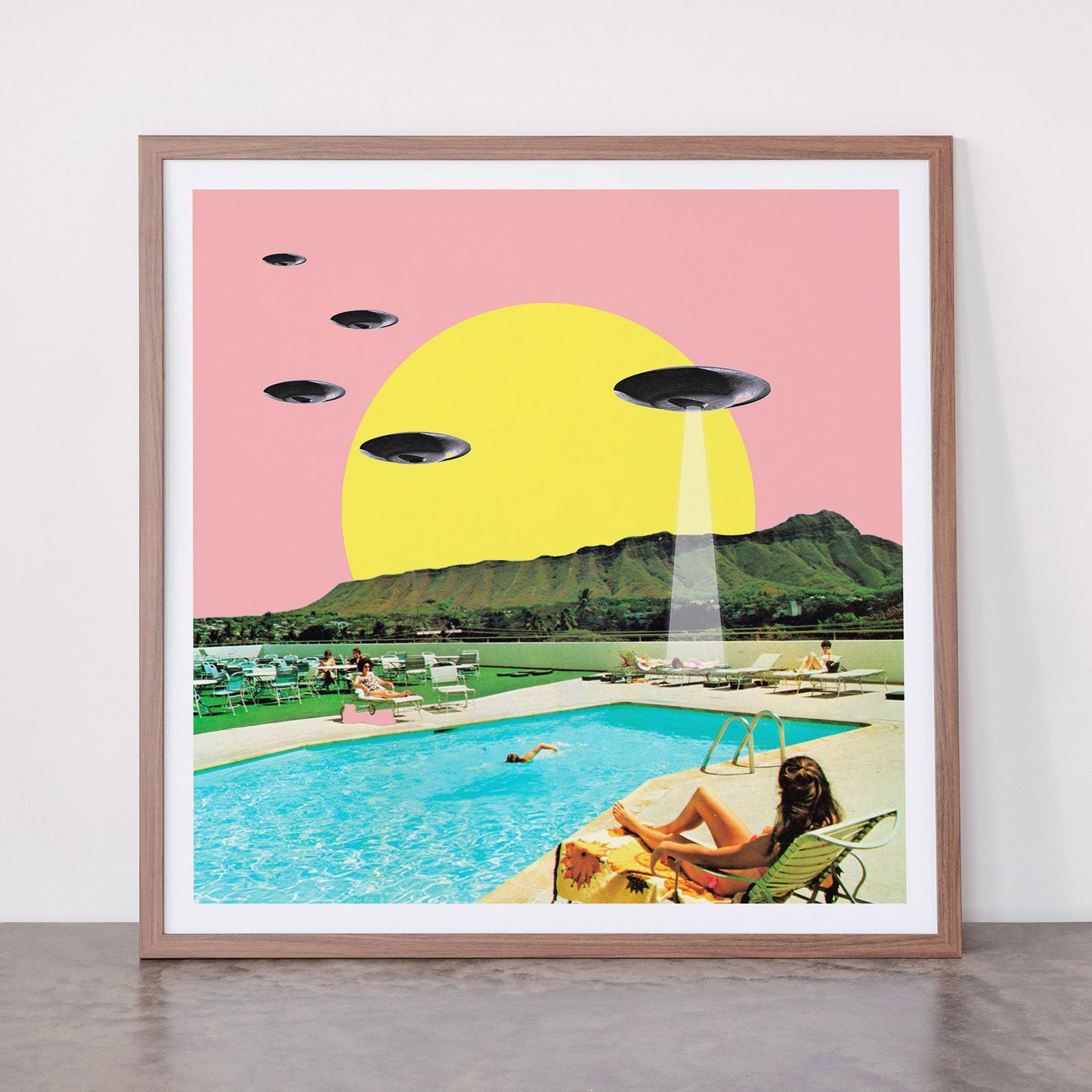 Invasion on vacation (Square) Framed Art Print Gallery Image 66