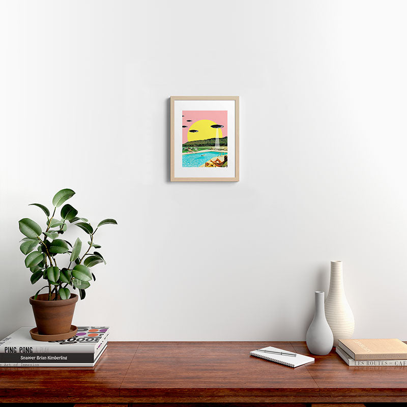 Invasion on vacation (Square) Framed Art Print Gallery Image 22