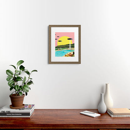 Invasion on vacation (Square) Framed Art Print Gallery Image 53
