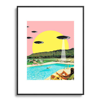 Invasion on vacation (Square) Framed Art Print Gallery Image 116