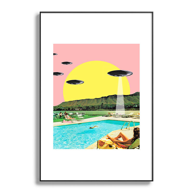Invasion on vacation (Square) Framed Art Print Gallery Image 117