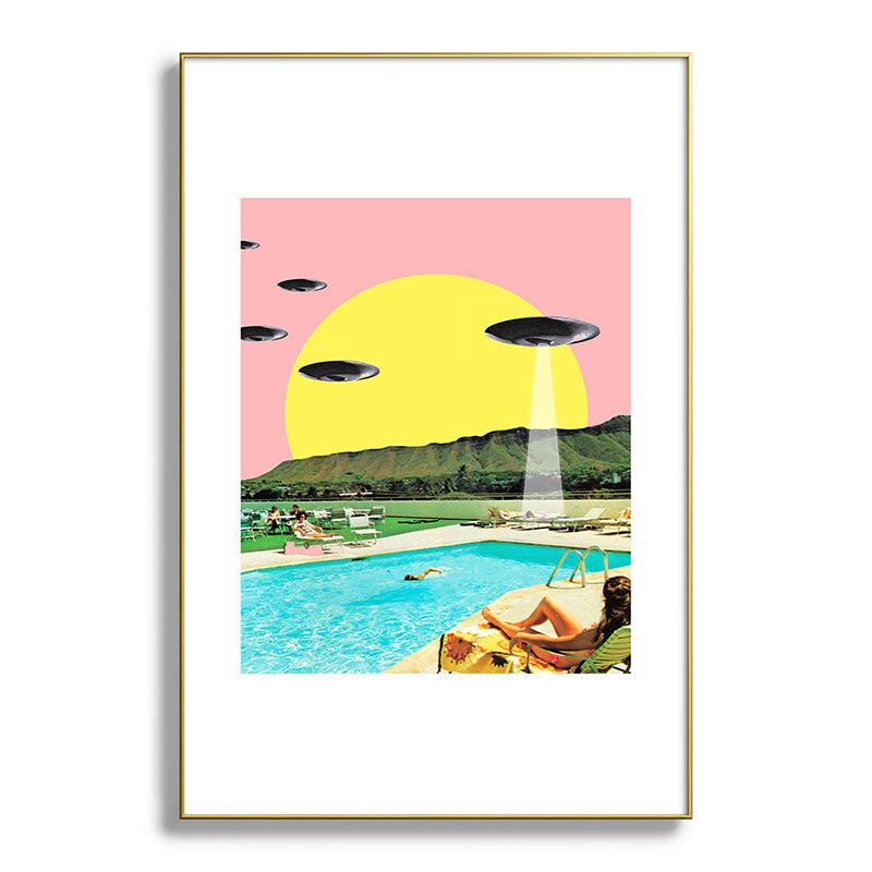 Invasion on vacation (Square) Framed Art Print Gallery Image 128