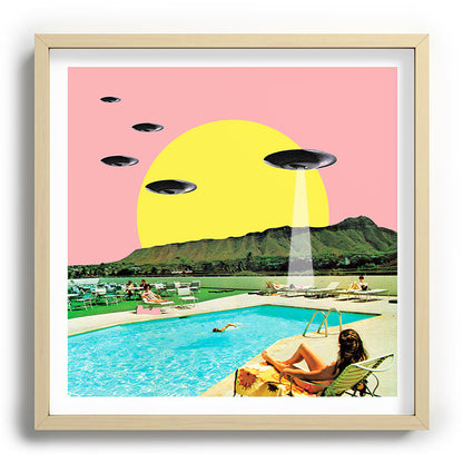 Invasion on vacation (Square) Framed Art Print Gallery Image 109