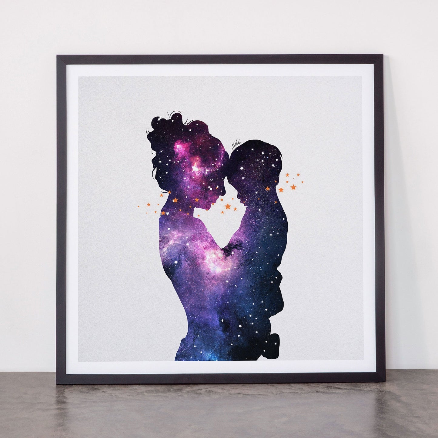 The first love. Framed Art Print Gallery Image 55