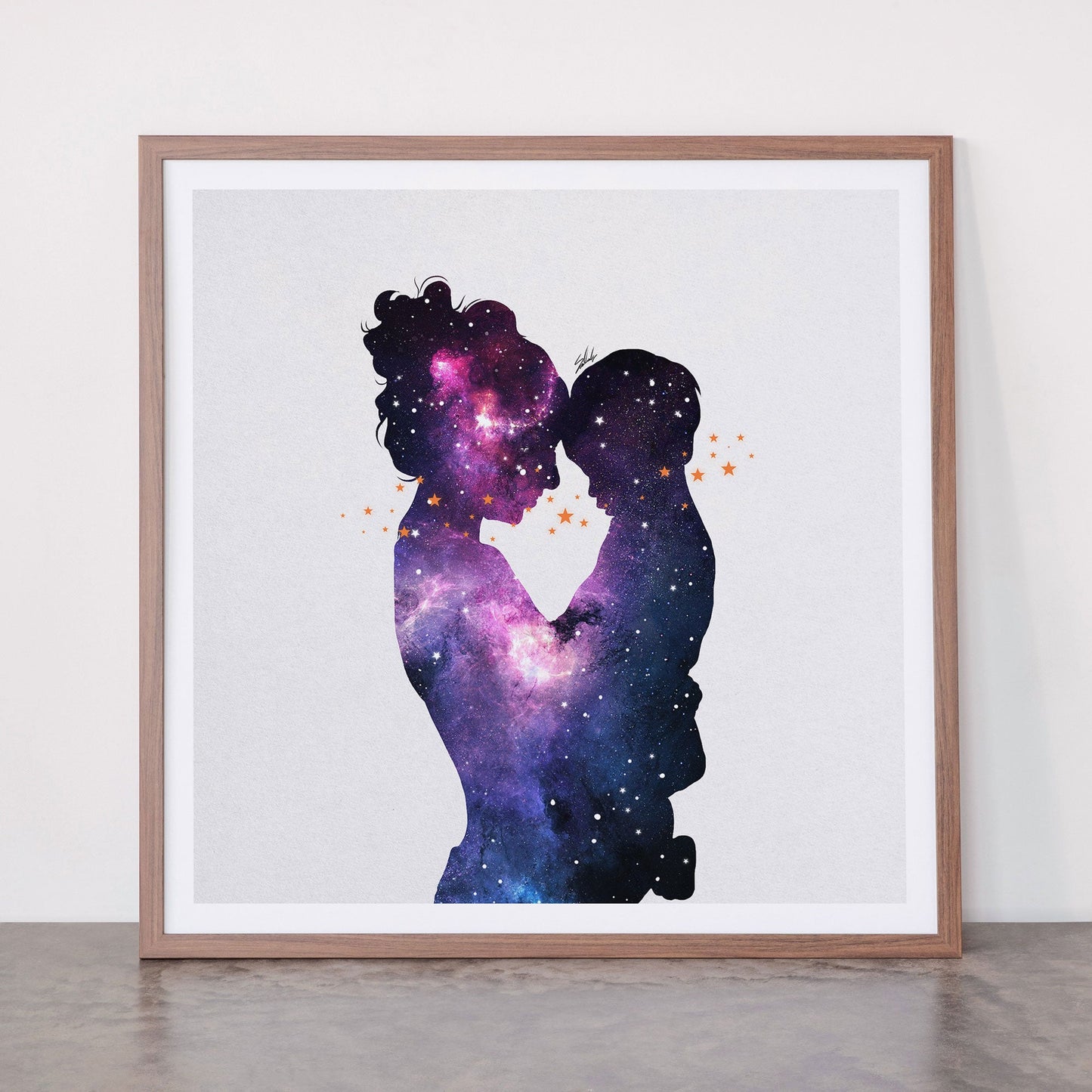 The first love. Framed Art Print Gallery Image 66
