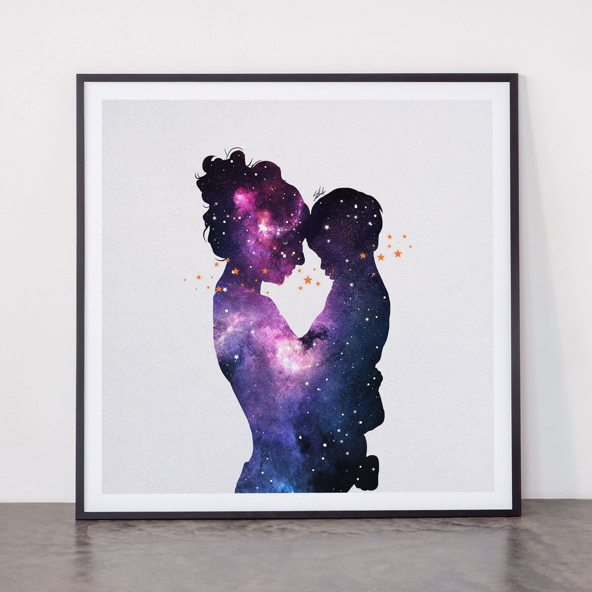 The first love. Framed Art Print Gallery Image 11