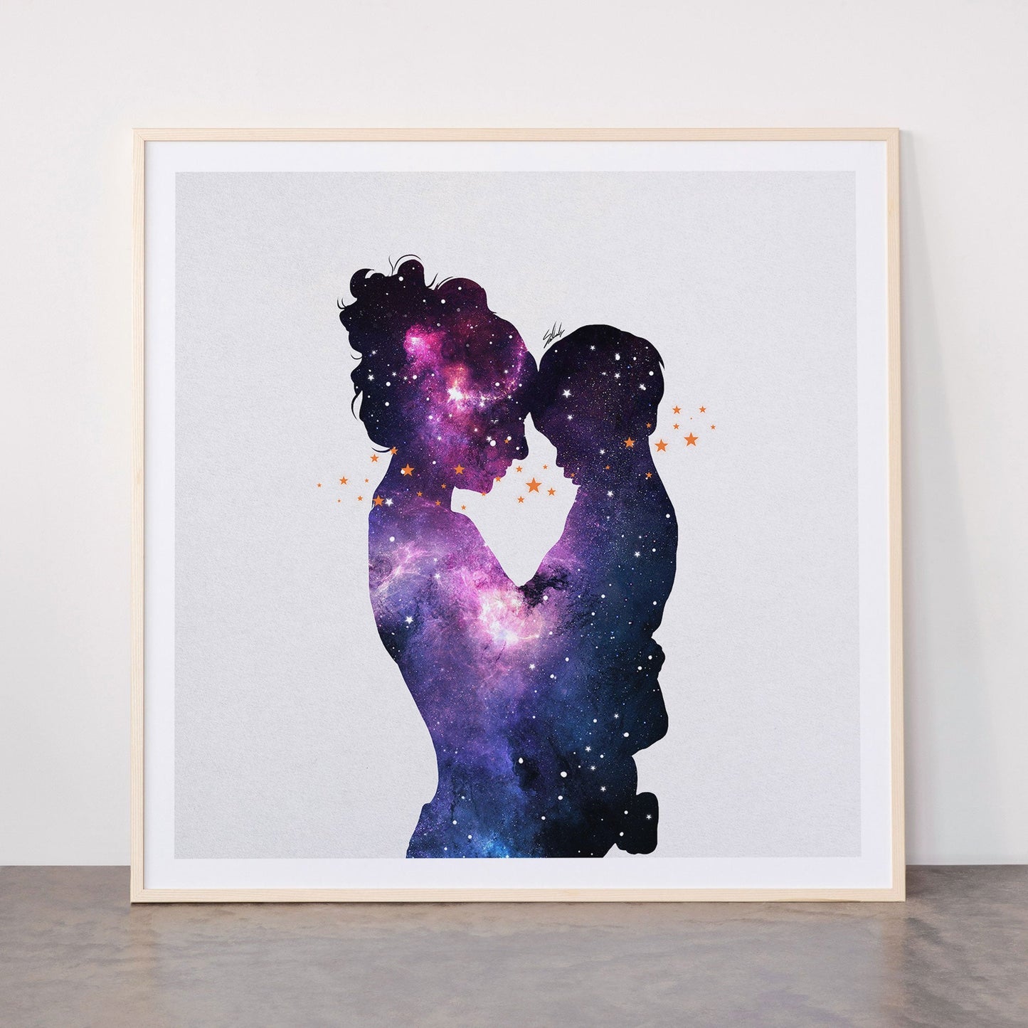 The first love. Framed Art Print Gallery Image 33