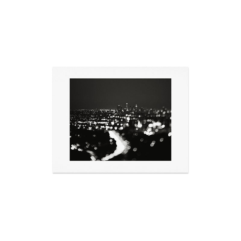 Los Angeles cityscape. L.A. Noir Art Print Gallery Image 3