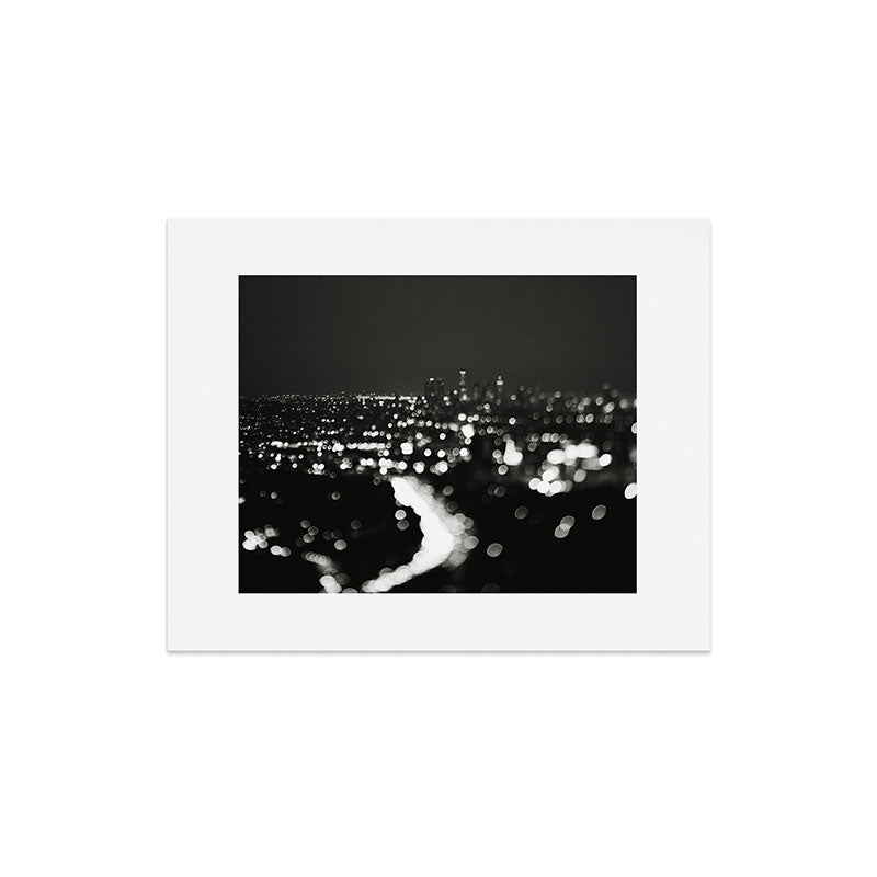 Los Angeles cityscape. L.A. Noir Art Print Gallery Image 5