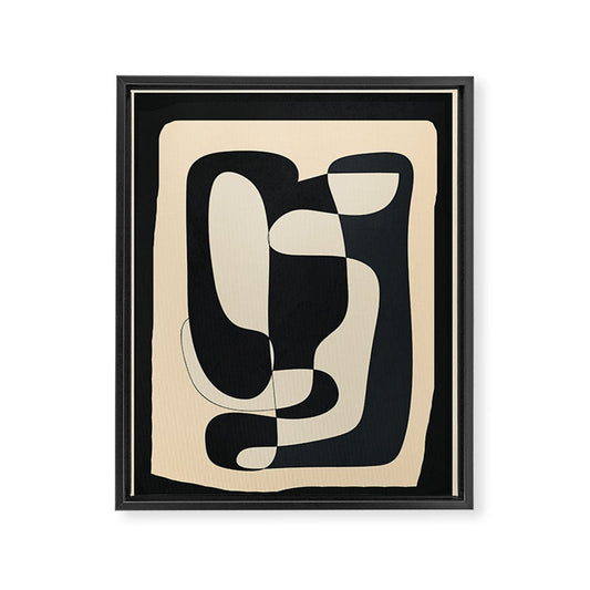 Abstract Geometry 4 Framed Canvas Print Gallery Image 1