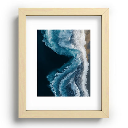 Aerial Ocean Waves - Coastal Wall Art Photography Framed Art Print Gallery Image 70