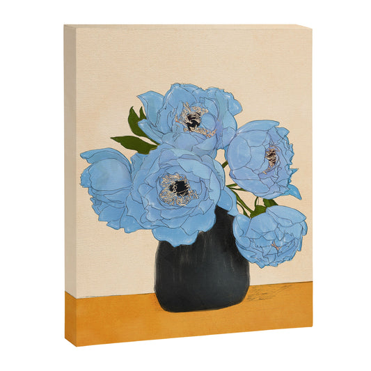 Bouquet Gift Blue Canvas Print Gallery Image 1