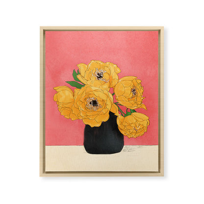 Bouquet Gift Sunny Framed Canvas Print Gallery Image 16