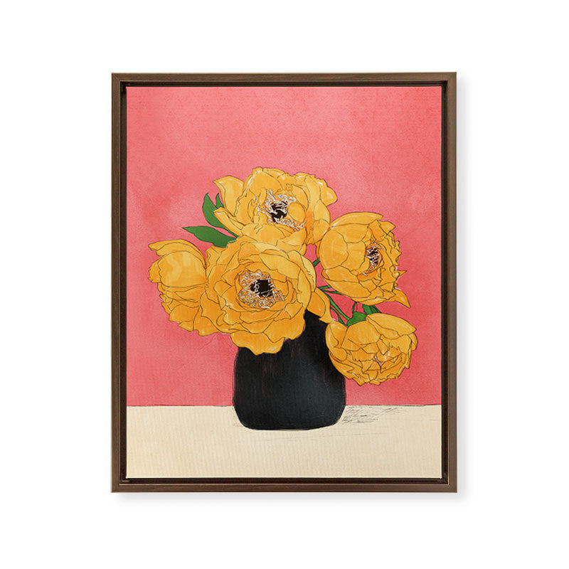 Bouquet Gift Sunny Framed Canvas Print Gallery Image 11