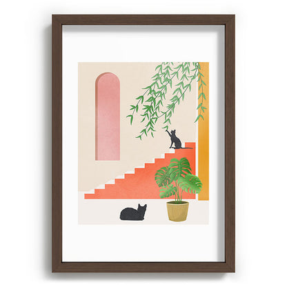 Cat Space II Framed Art Print Gallery Image 65