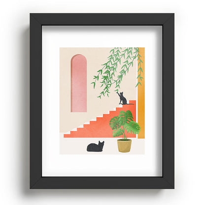 Cat Space II Framed Art Print Gallery Image 58