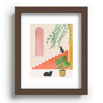 Cat Space II Framed Art Print Gallery Image 63